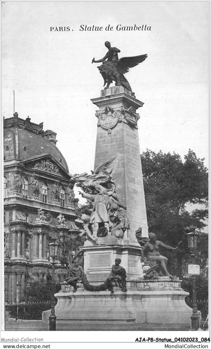 AJAP8-STATUE-0730 - PARIS - Statue De Gambetta  - Monuments