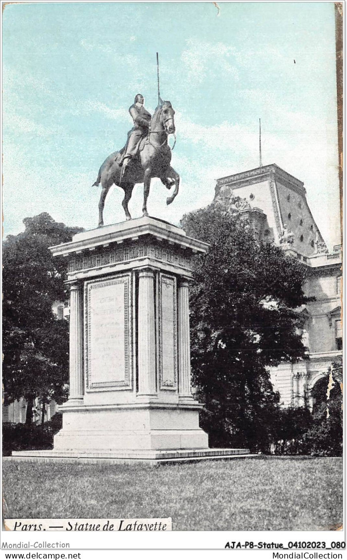AJAP8-STATUE-0728 - PARIS - Statue De Lafayette  - Monuments