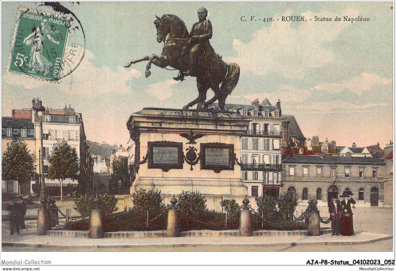 AJAP8-STATUE-0714 - ROUEN - Statue De Napoléon  - Denkmäler