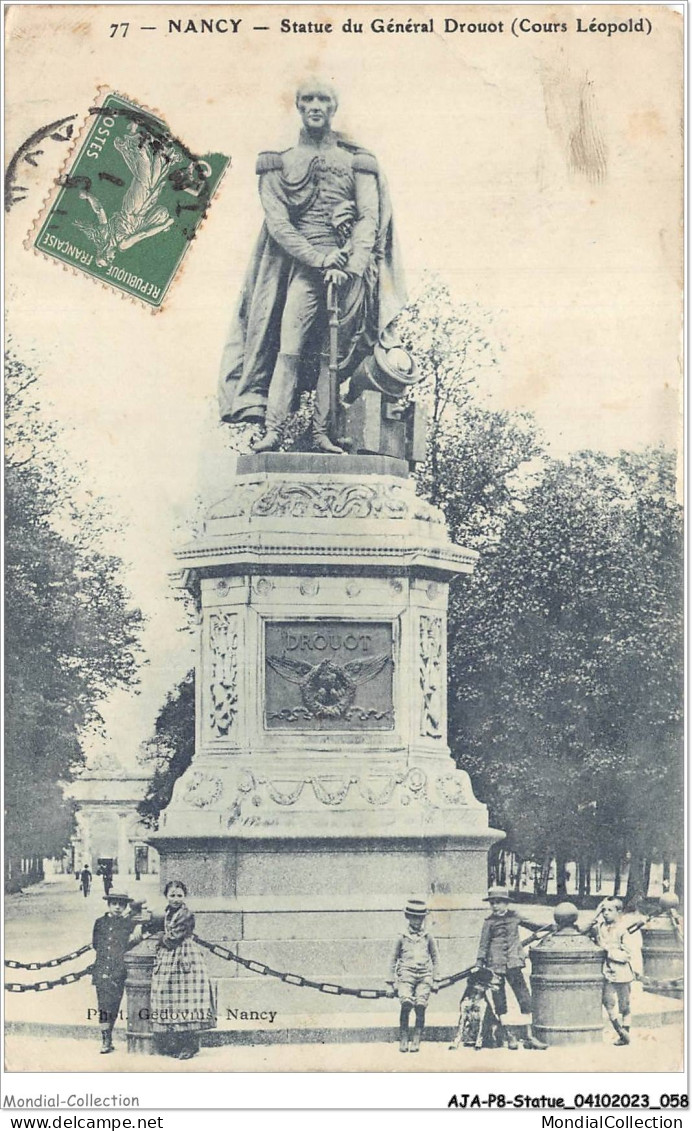 AJAP8-STATUE-0717 - NANCY - La Statue Du Général Drouot - Cours Léopold  - Denkmäler