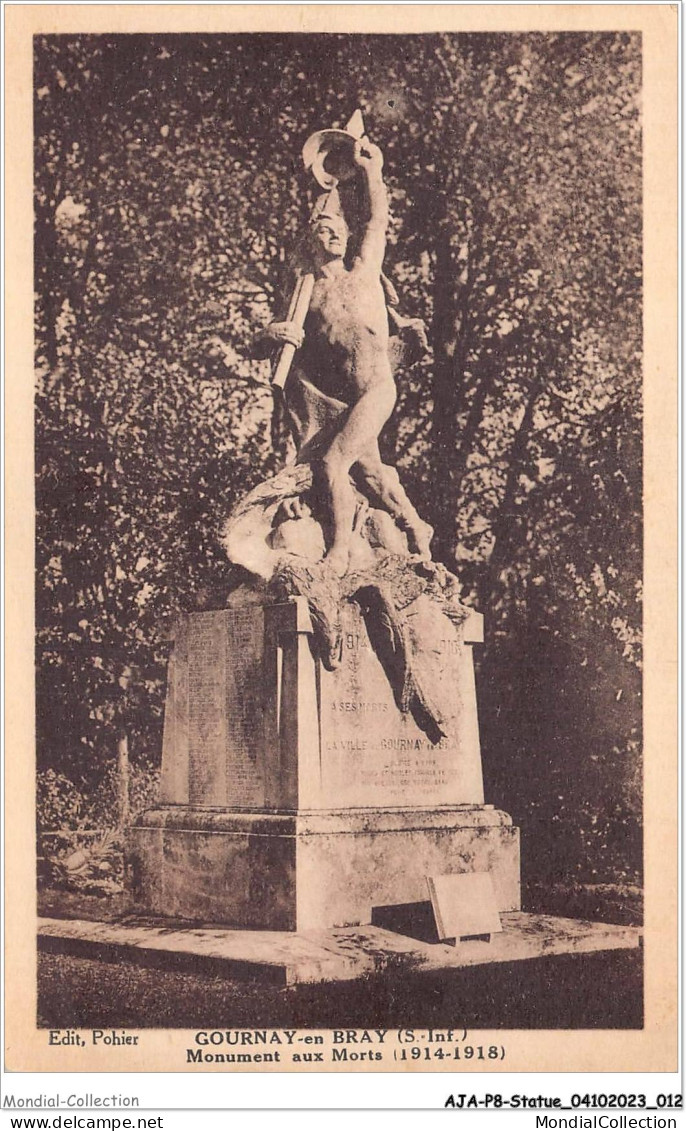 AJAP8-STATUE-0694 - GOURNAY-EN-BRAY - Monument Aux Morts - Denkmäler