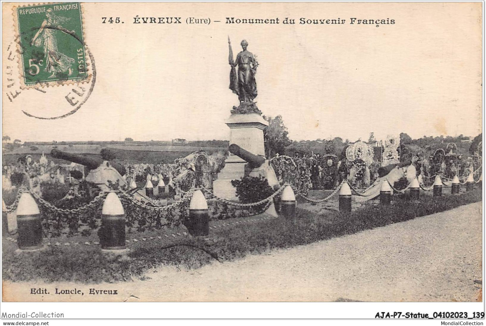 AJAP7-STATUE-0676 - EVREUX - Monument Du Souvenir Français  - Monumentos