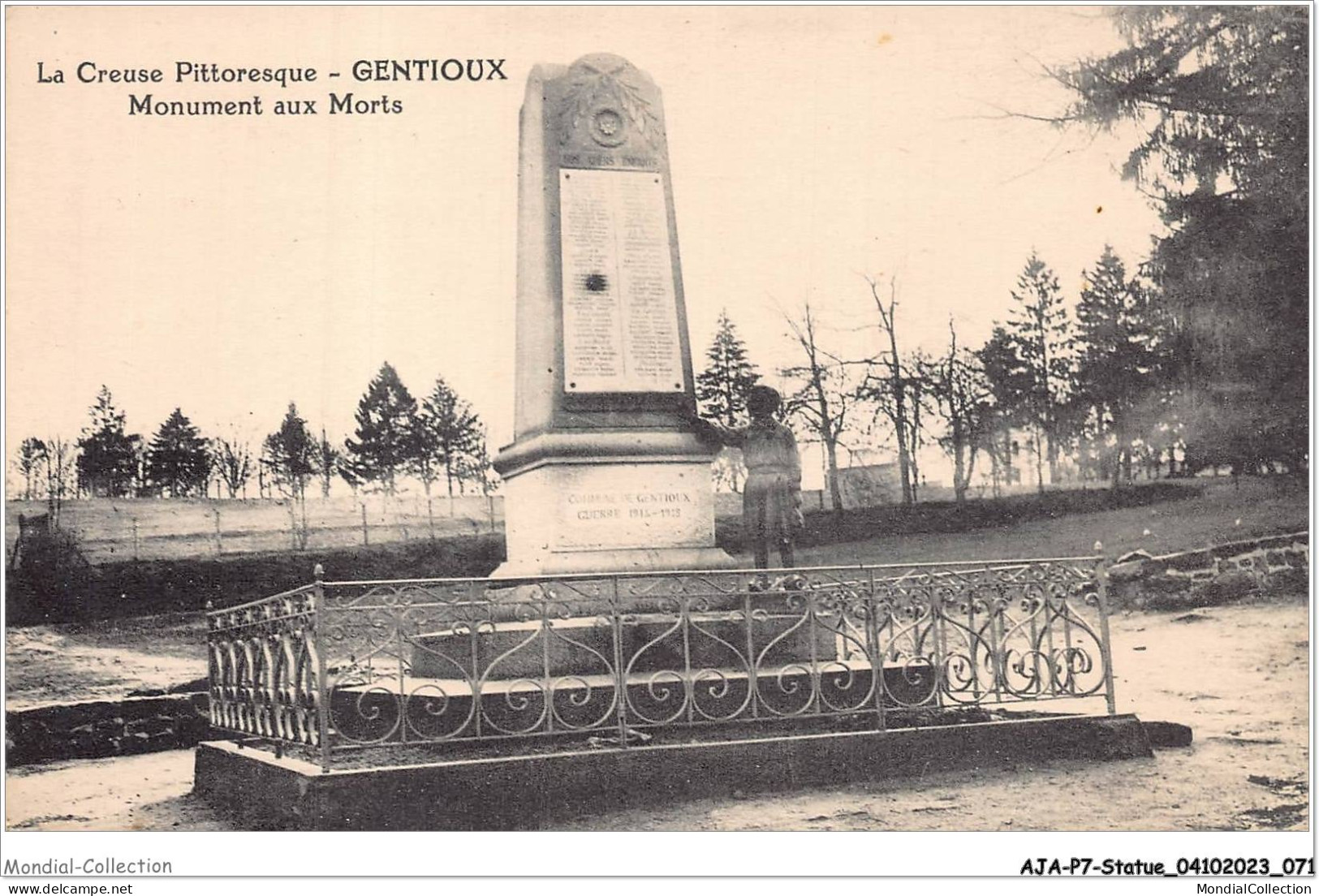 AJAP7-STATUE-0642 - GENITOUX - Monument Aux Morts - Denkmäler