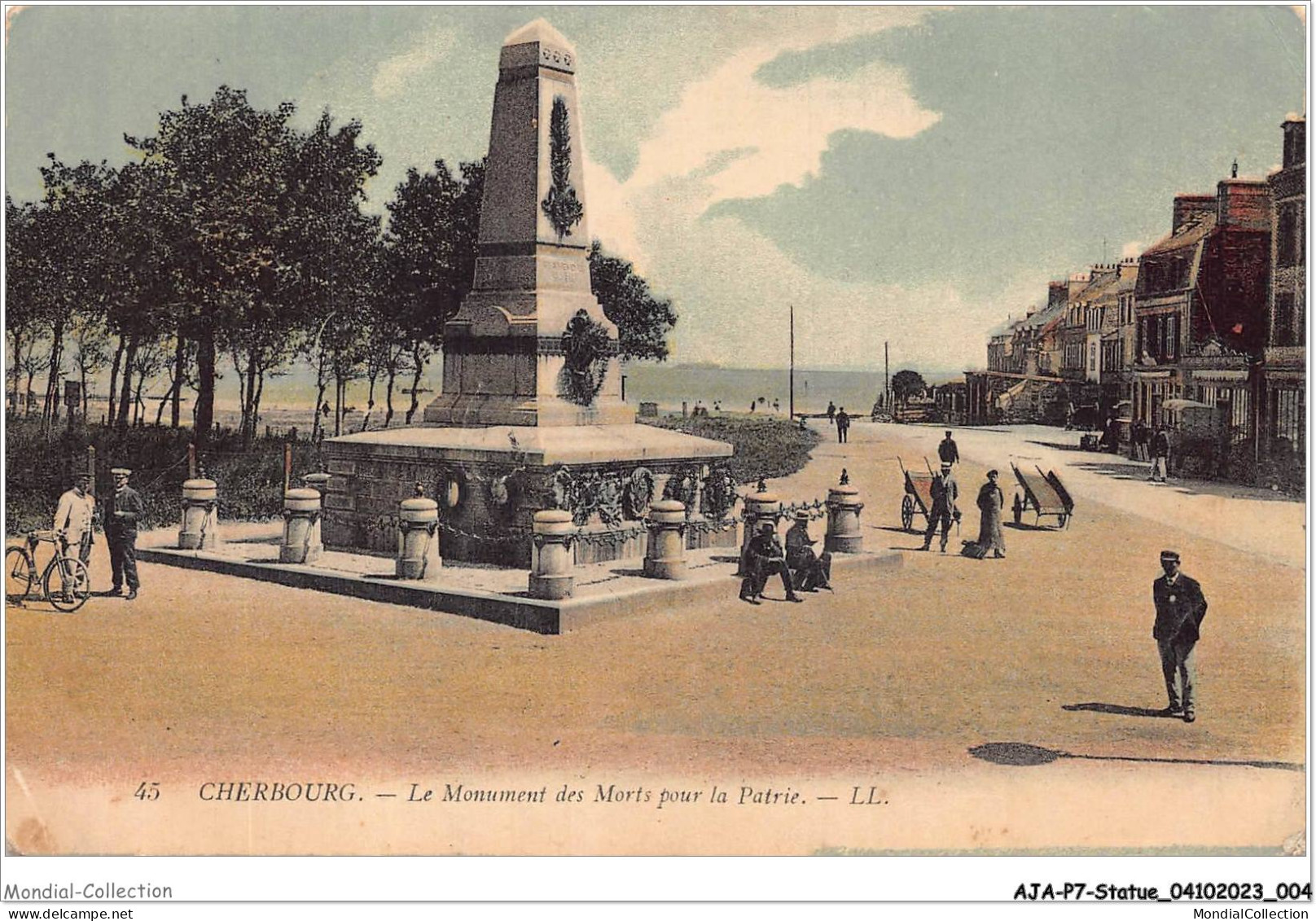 AJAP7-STATUE-0609 - CHERBOURG - Monument Des Morts Pour La Patrie - Denkmäler