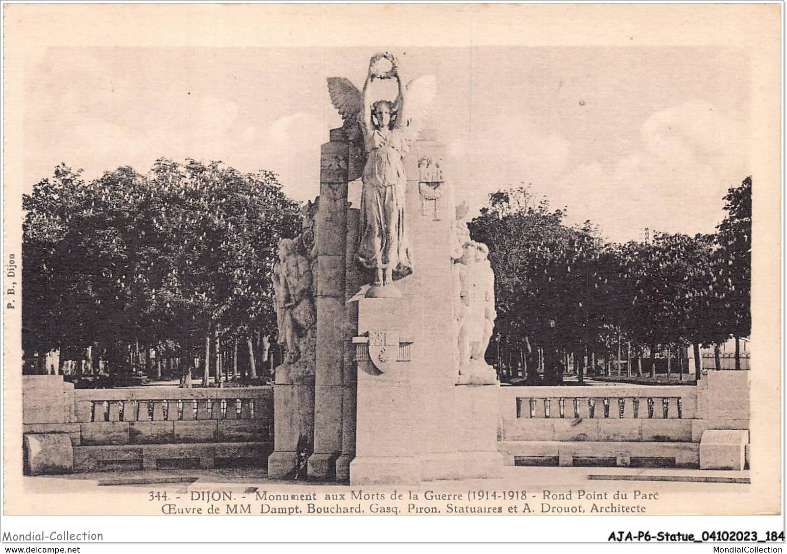 AJAP6-STATUE-0606 - DIJON - Monument Aux Morts De La Guerre - 1914-1918  - Denkmäler