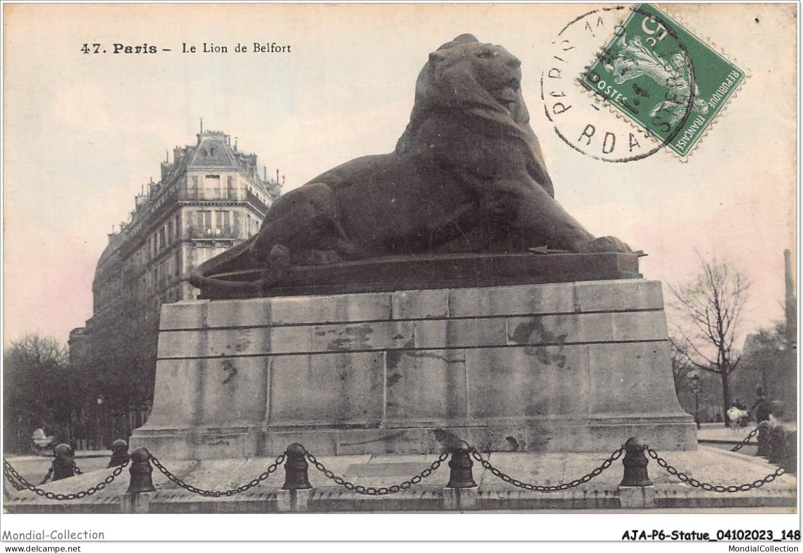 AJAP6-STATUE-0588 - PARIS - Le Lion De Belfort  - Monumenten