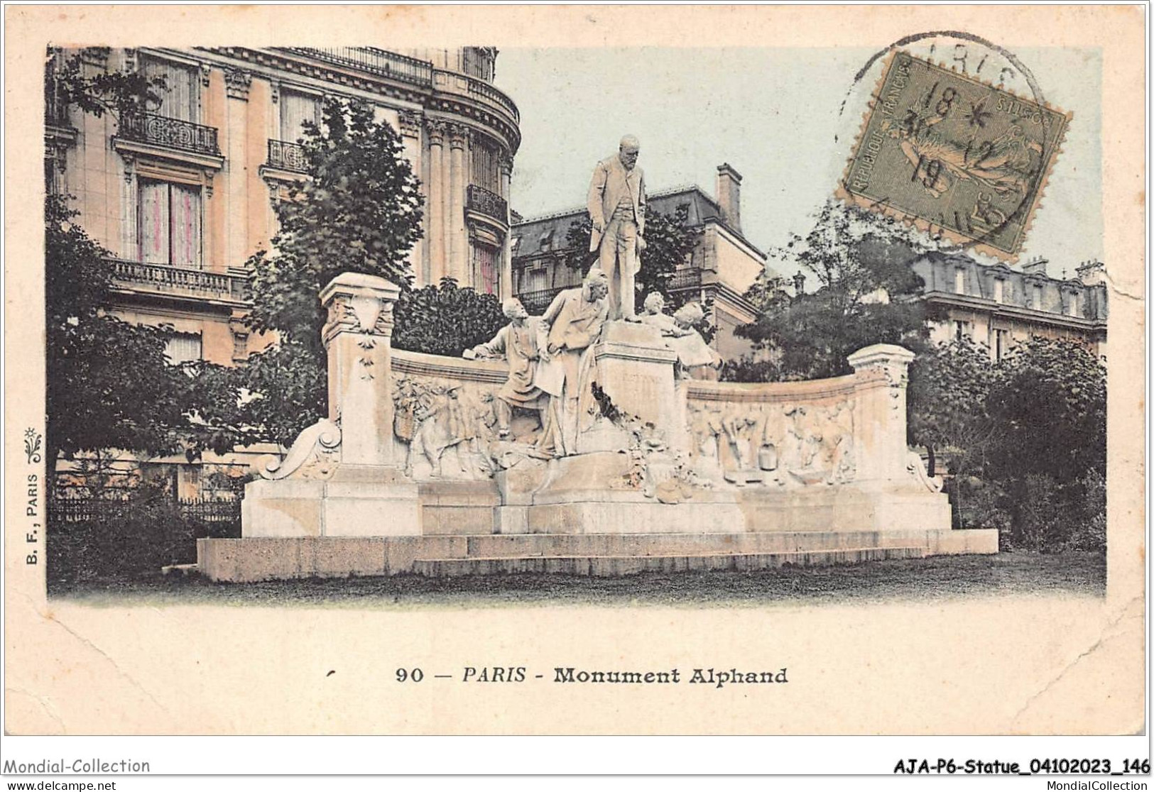 AJAP6-STATUE-0587 - PARIS - Monument Alphand  - Monumenten