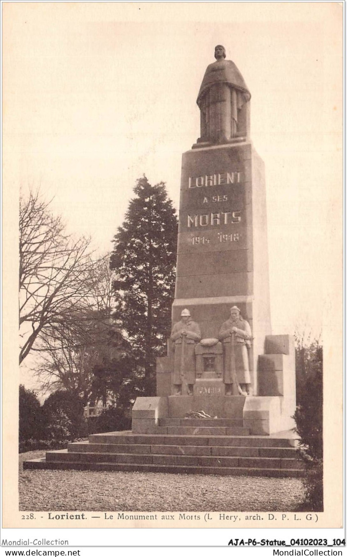 AJAP6-STATUE-0566 - LORIENT - Monument Aux Morts  - Monumenten