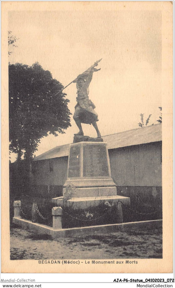 AJAP6-STATUE-0550 - BEGADAN - Le Monument Aux Morts  - Monumentos