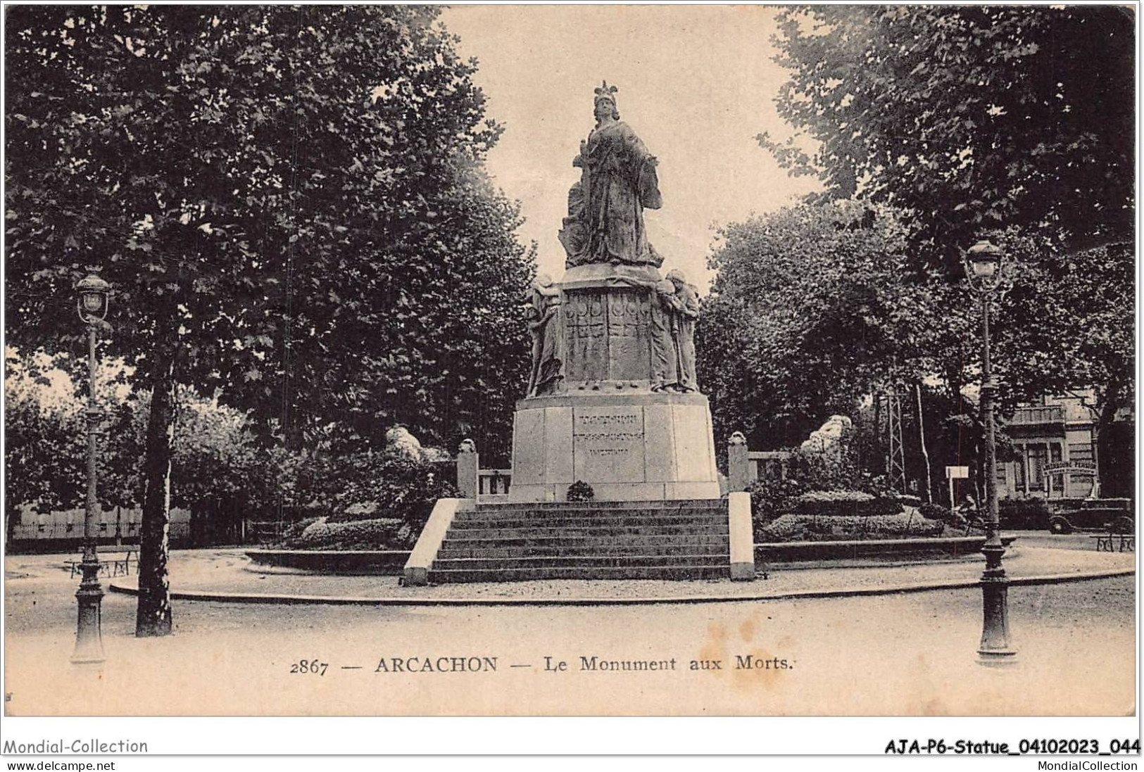 AJAP6-STATUE-0536 - ARCACHON - Le Monument Aux Morts - Denkmäler