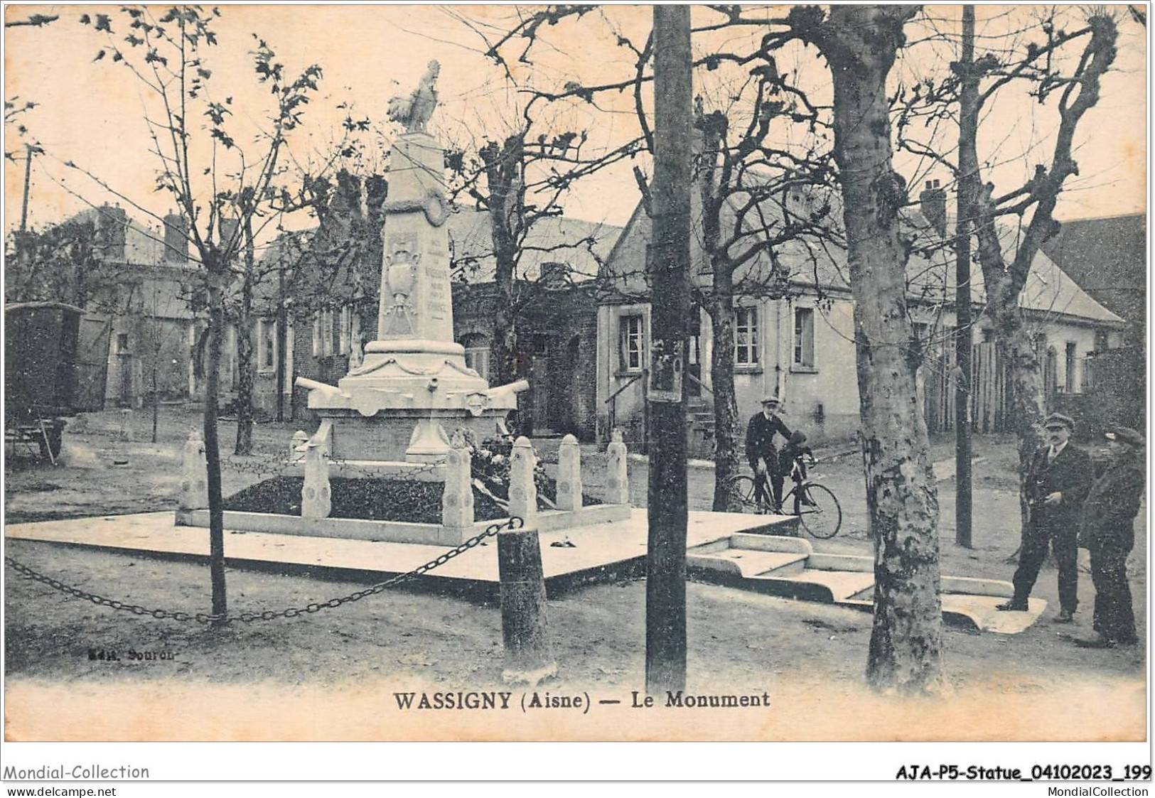 AJAP5-STATUE-0512 - WASSIGNY - Le Monument  - Denkmäler