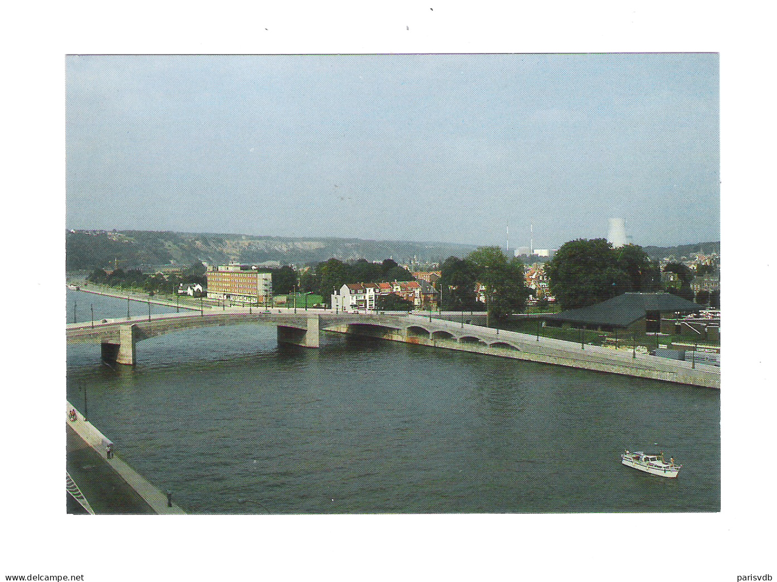 HUY - LE PONT DE L' EUROPE ET LA PISCINE COUVERTE (8740) - Huy