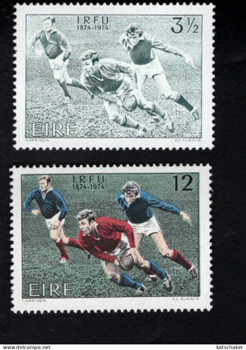 2002441283 1974 SCOTT  361 362  (XX) POSTFRIS  MINT NEVER HINGED - SPORT - RUGBY - Neufs