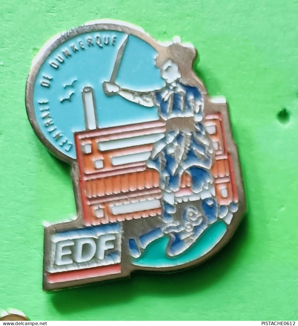 Pin's EDF Centrale Du Dunkerque - EDF GDF