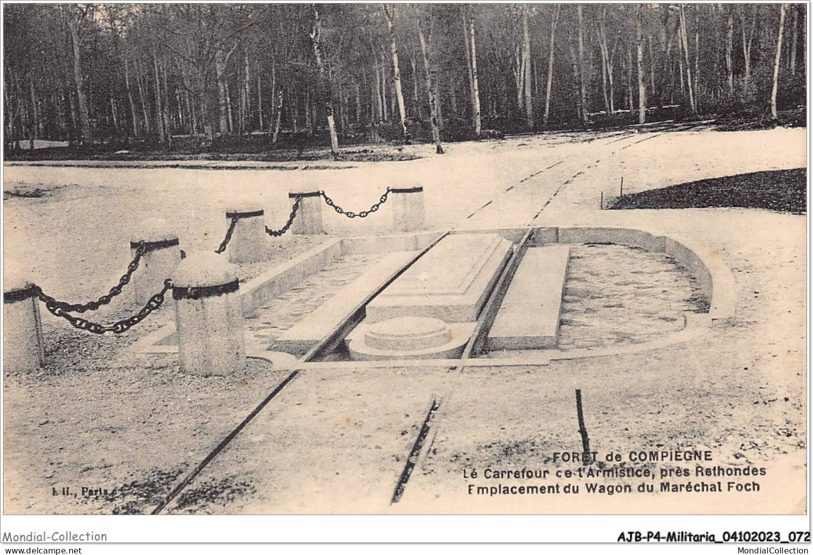 AJBP4-0355 - MILITARIA - Foret De Compiégne - Le Carrefour De L'armistice - Monumenti Ai Caduti