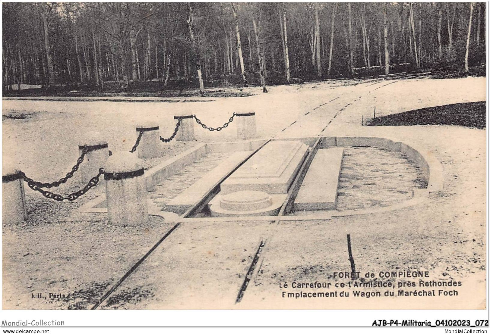 AJBP4-0355 - MILITARIA - Foret De Compiégne - Le Carrefour De L'armistice - War Memorials