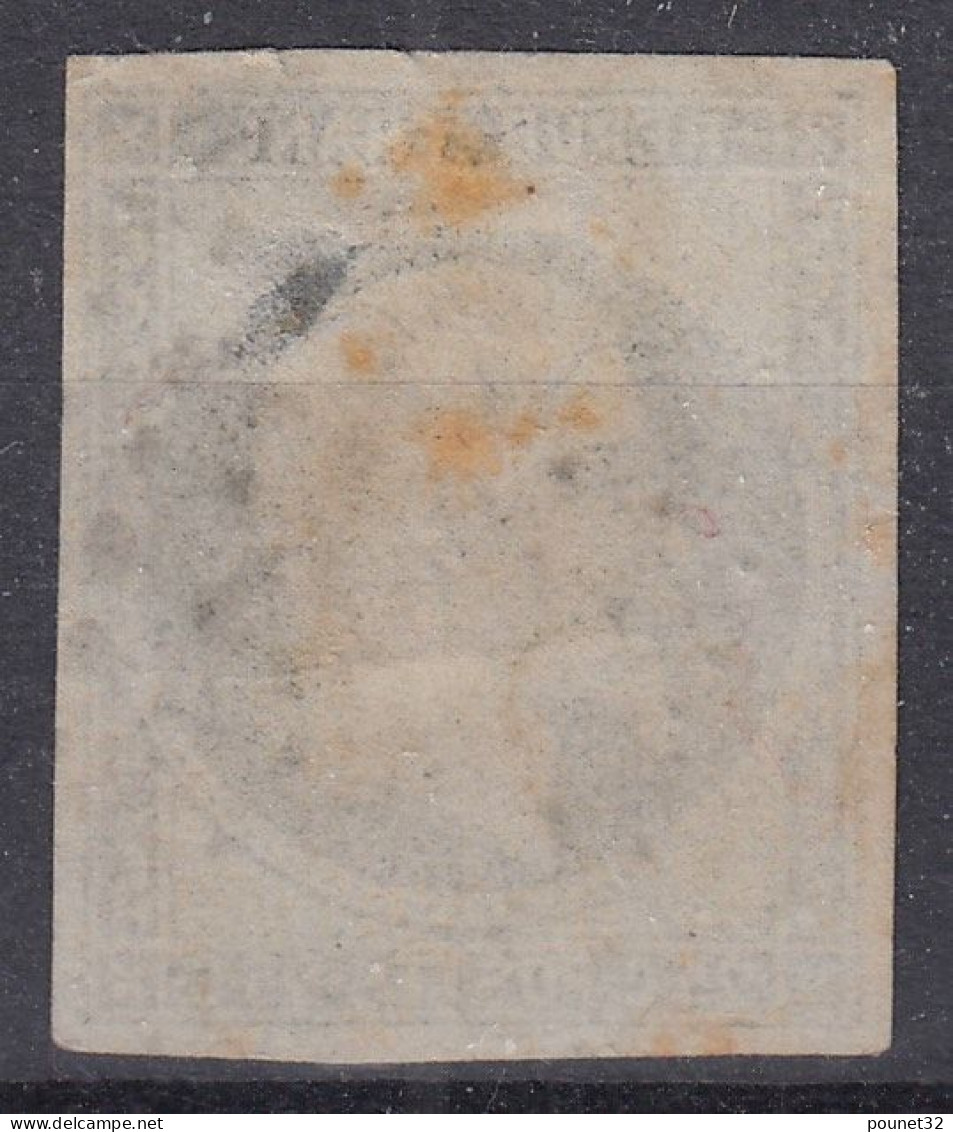 TIMBRE FRANCE REPUBLIQUE 25c BLEU N° 10 OBLITERATION LEGERE - BONNES MARGES - A VOIR - 1852 Louis-Napoléon