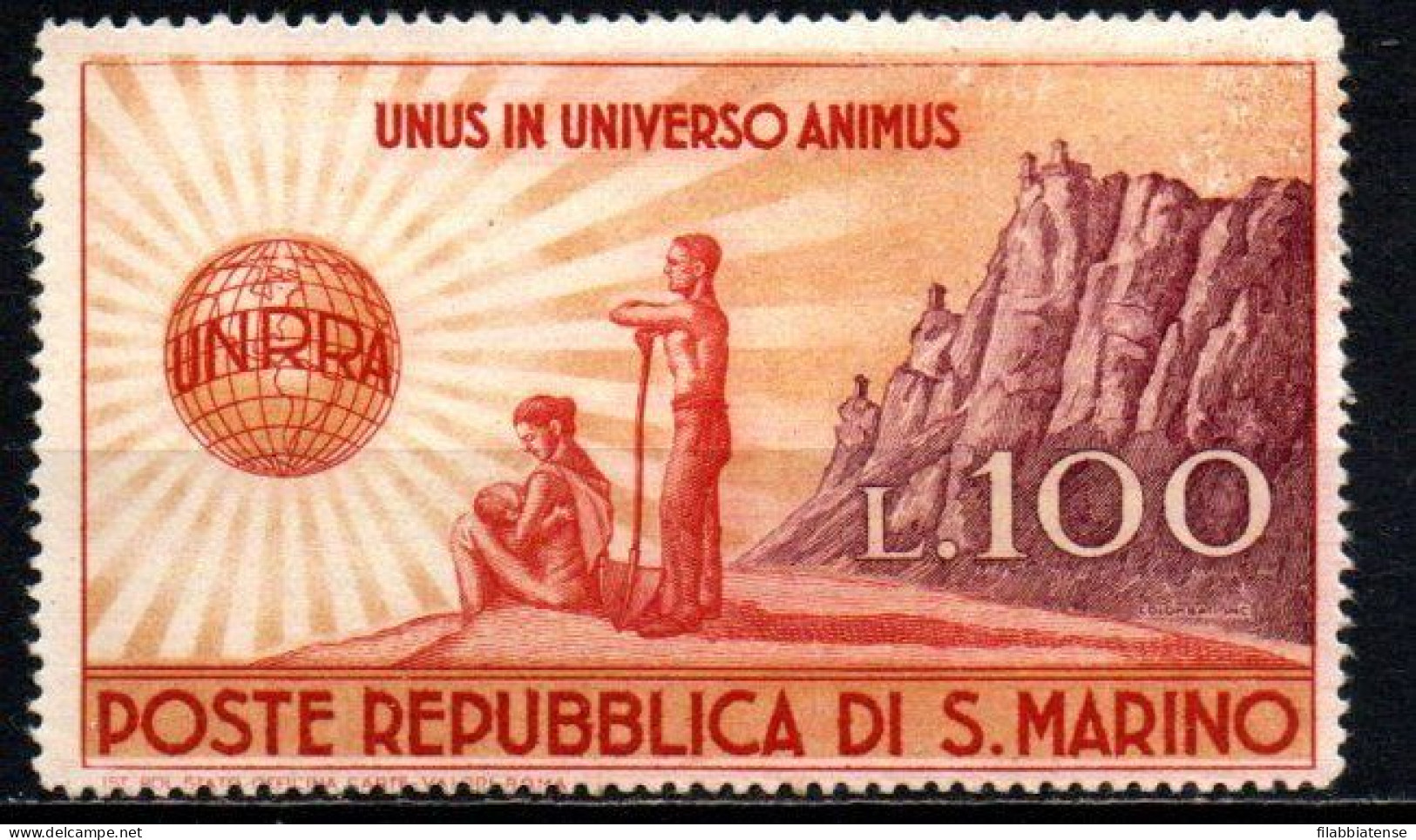 1946 - San Marino 296 U.N.R.R:A.  ++++++ - Neufs