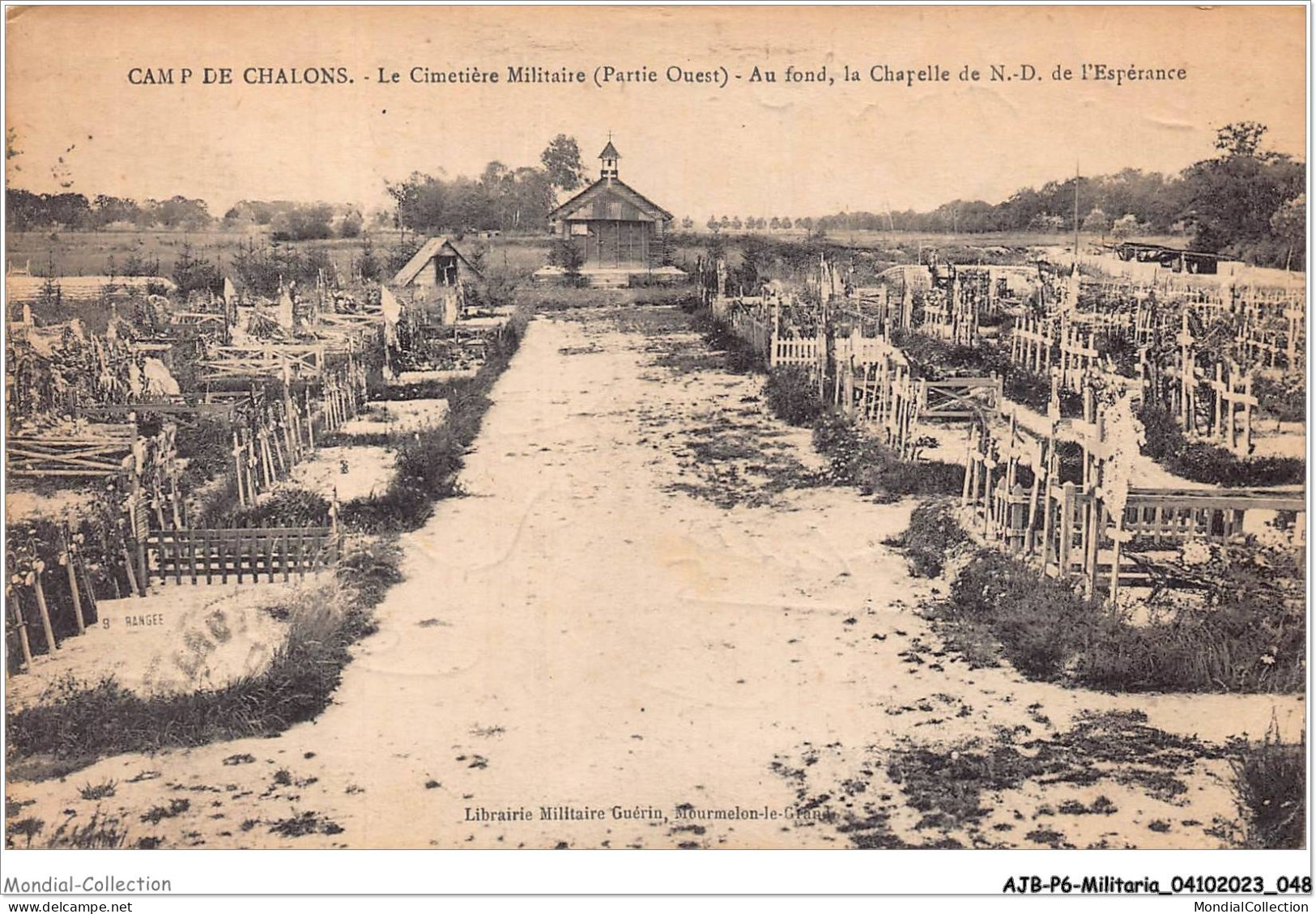 AJBP6-0551 - MILITARIA - Camp De Chalons - Le Cimétière Militaire - Cimiteri Militari