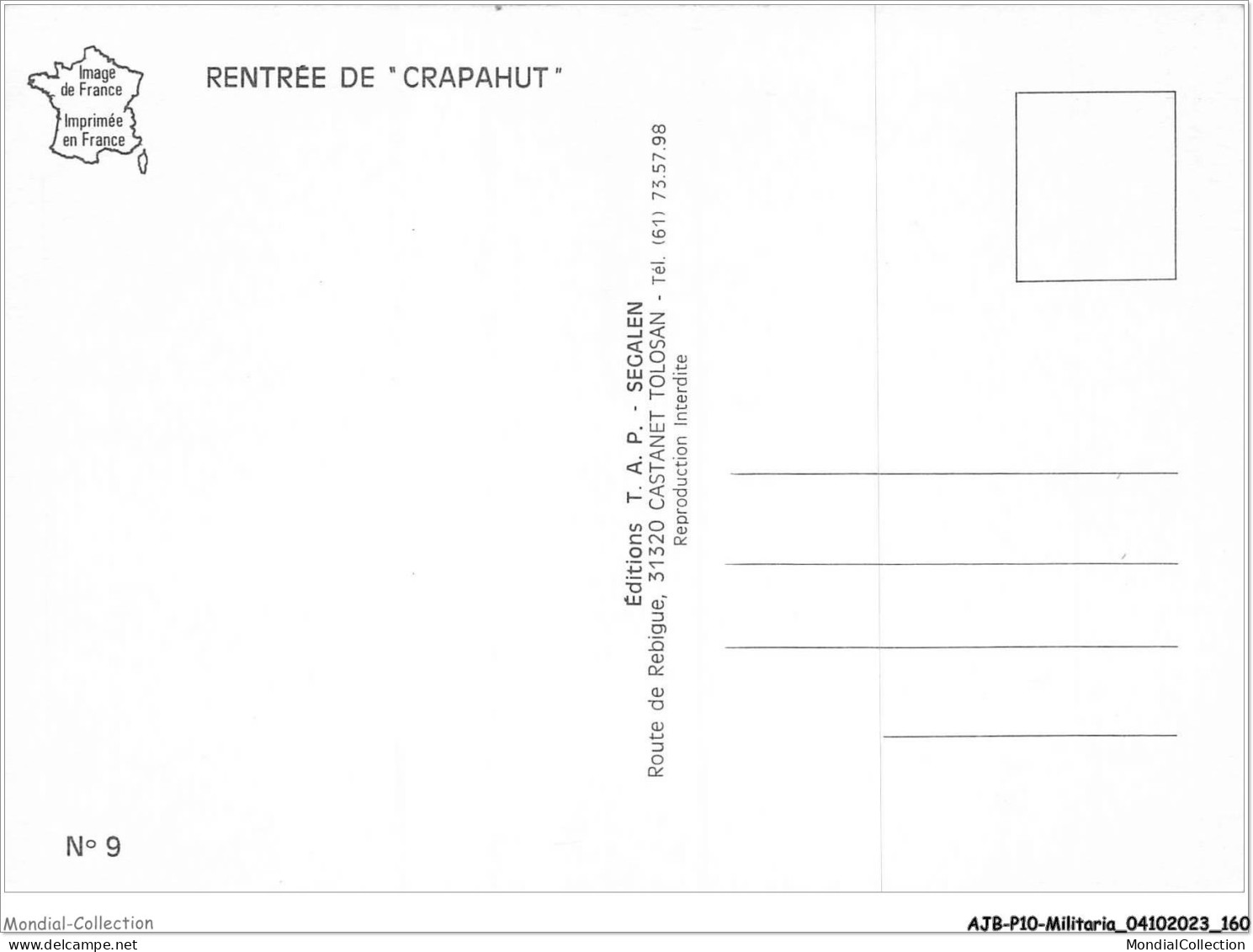 AJBP10-1017 - MILITARIA - Rentrée De Crapahut - Uniformi