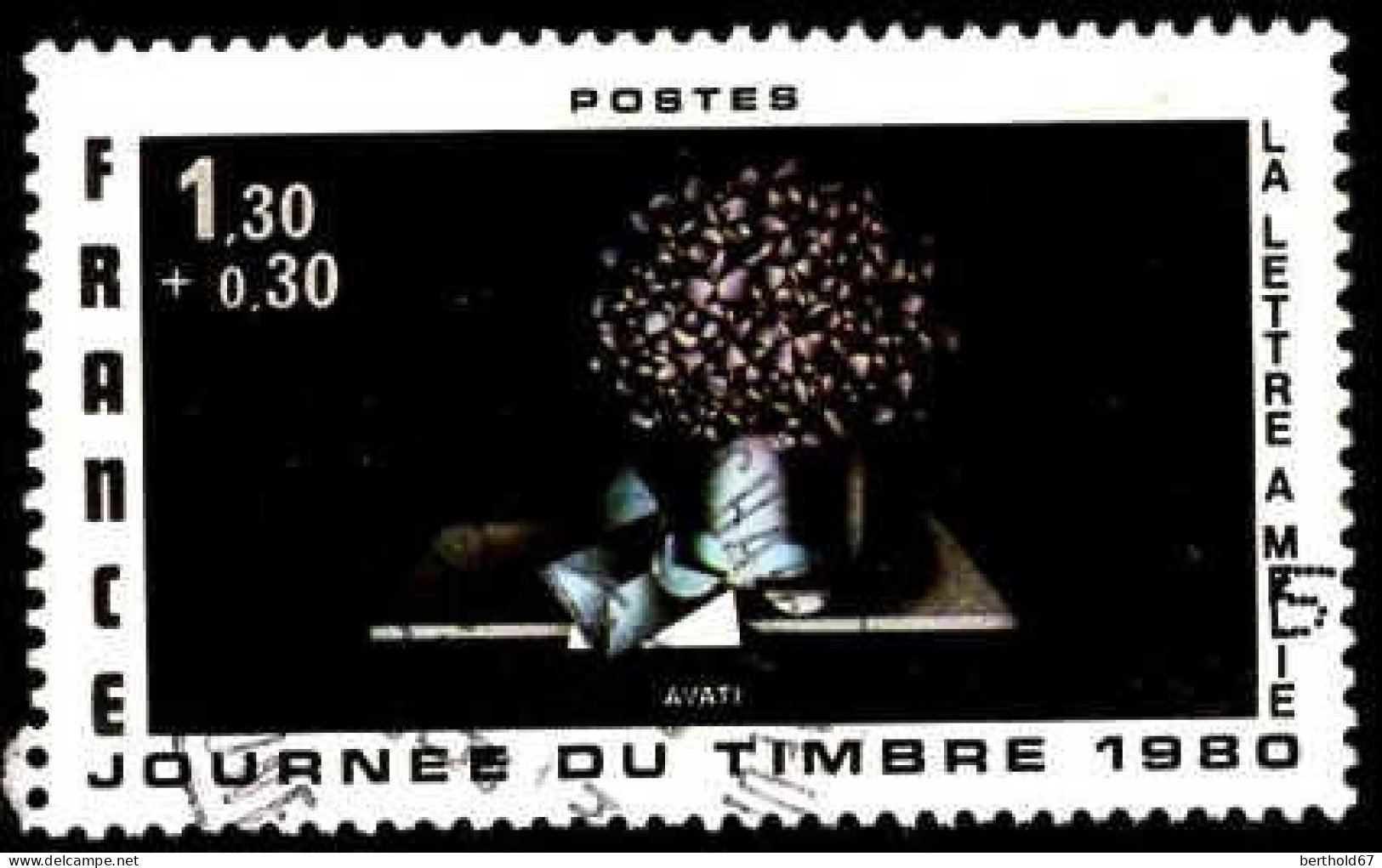 France Poste Obl Yv:2078 Mi:2197 Journée Du Timbre Mario Avati La Lettre à Melie (Obl.mécanique) - Oblitérés