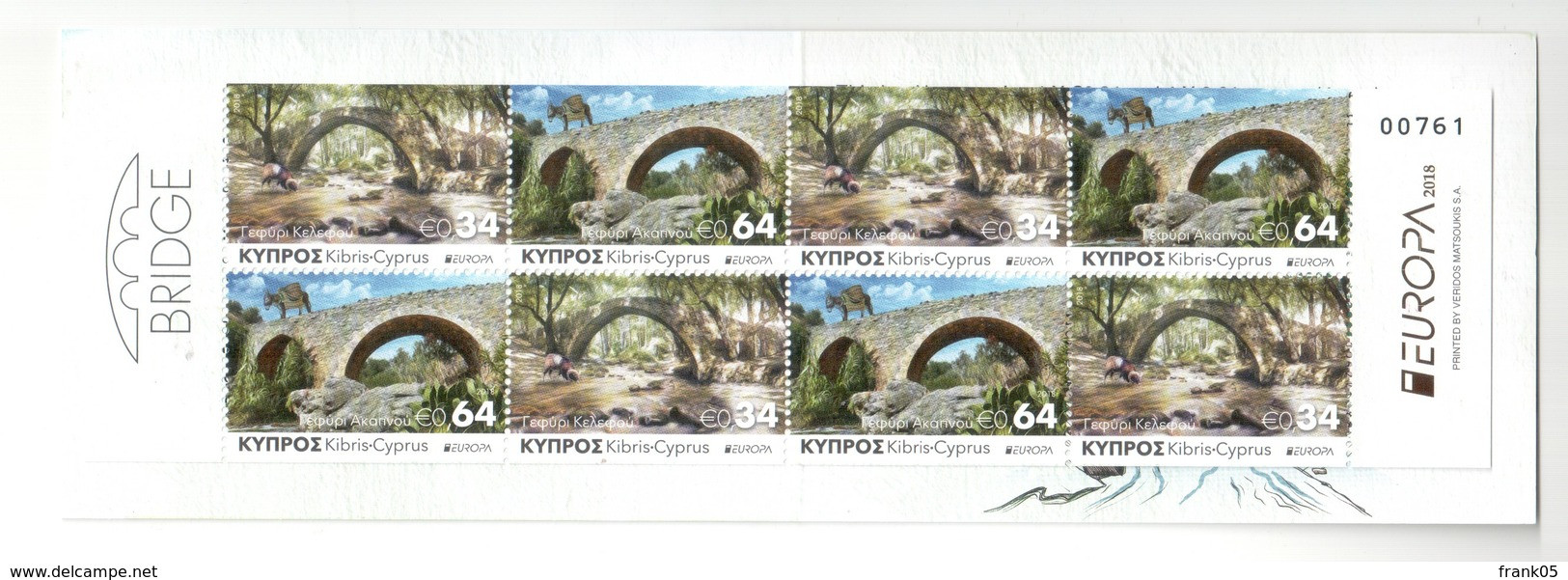 Zypern / Cyprus / Chypre 2018 MH/booklet EUROPA ** - 2018