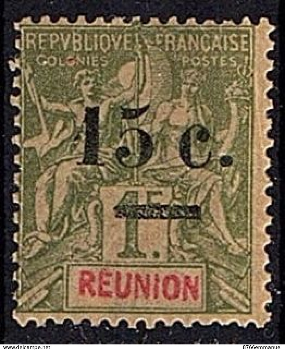 REUNION N°55 N* - Unused Stamps