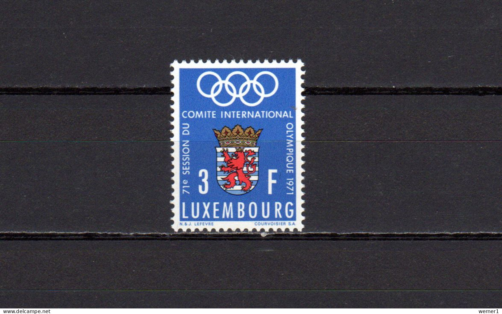 Luxemburg 1971 Olympic Games, Olympic Commitee Stamp MNH - Ete 1972: Munich