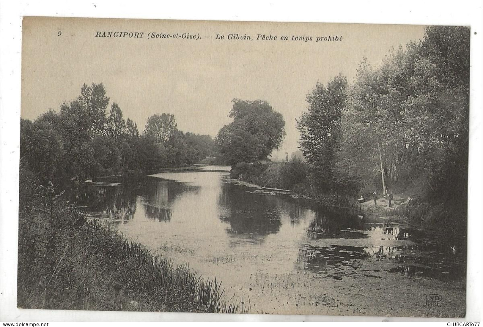 Gargenville (78) : La Plage Rangiport La Pêche En Temps Prohibé En 1910 (animé) PF. - Gargenville