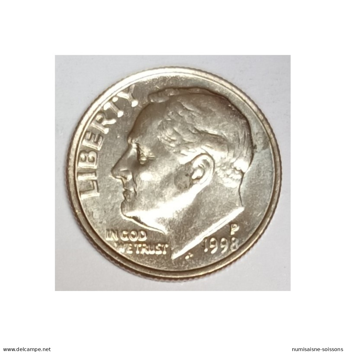 ETATS UNIS - KM 195a - 1 DIME 1998 P - Philadelphie - FRANKLIN ROOSEVELT - TTB/SUP - 1946-...: Roosevelt