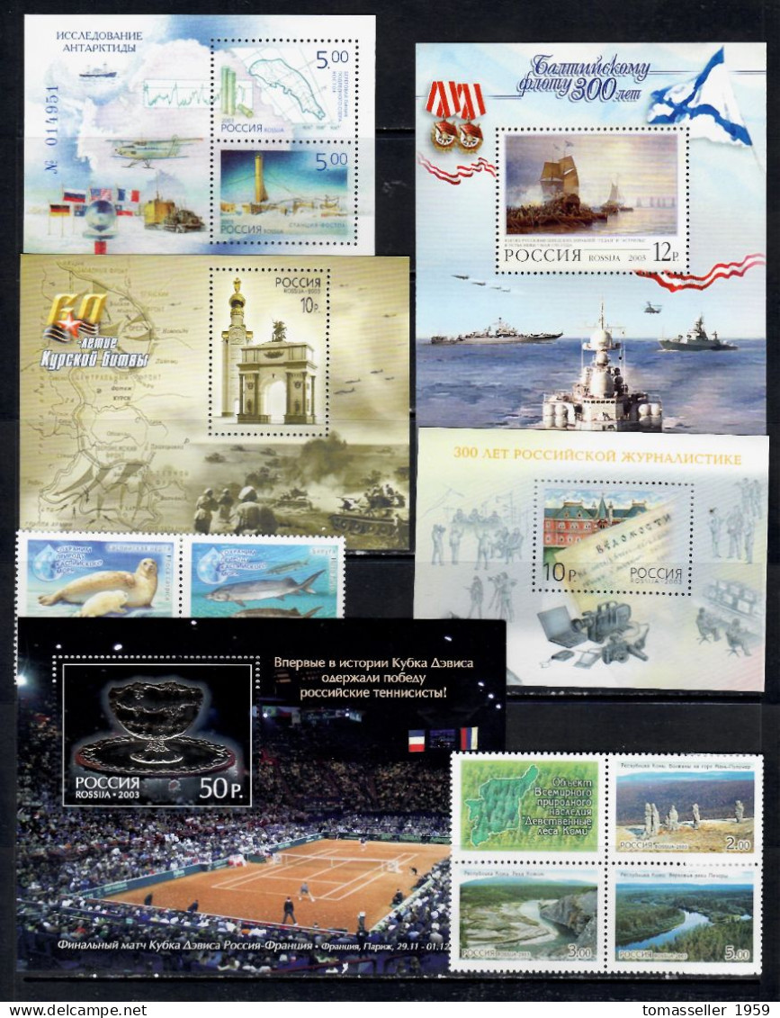 Russia-2003 Full Year Set.38 Issues.MNH** - Ongebruikt