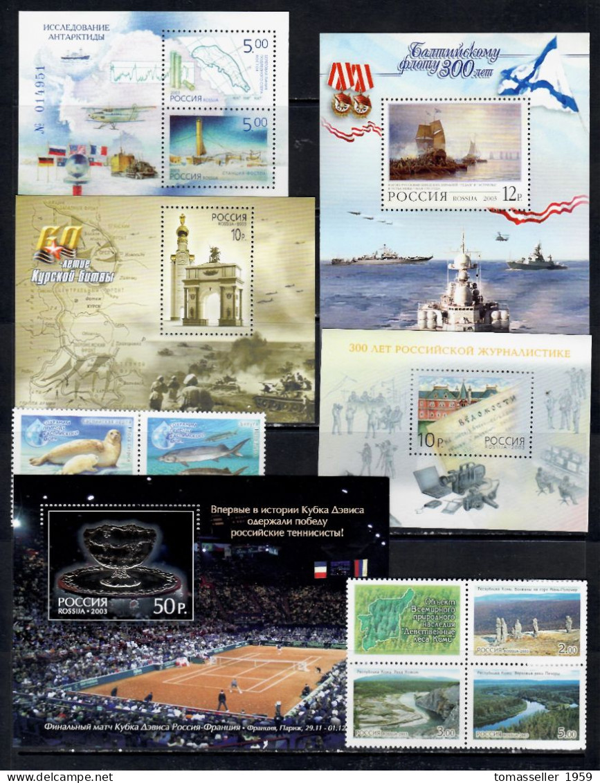 Russia-2003 Full Year Set.38 Issues.MNH** - Ungebraucht