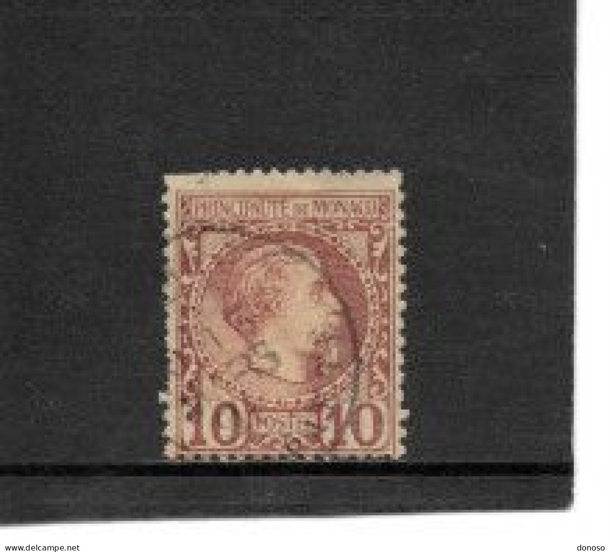 MONACO 1885 CHARLES III Yvert 4 Oblitéré Cote : 50 Euros - Used Stamps
