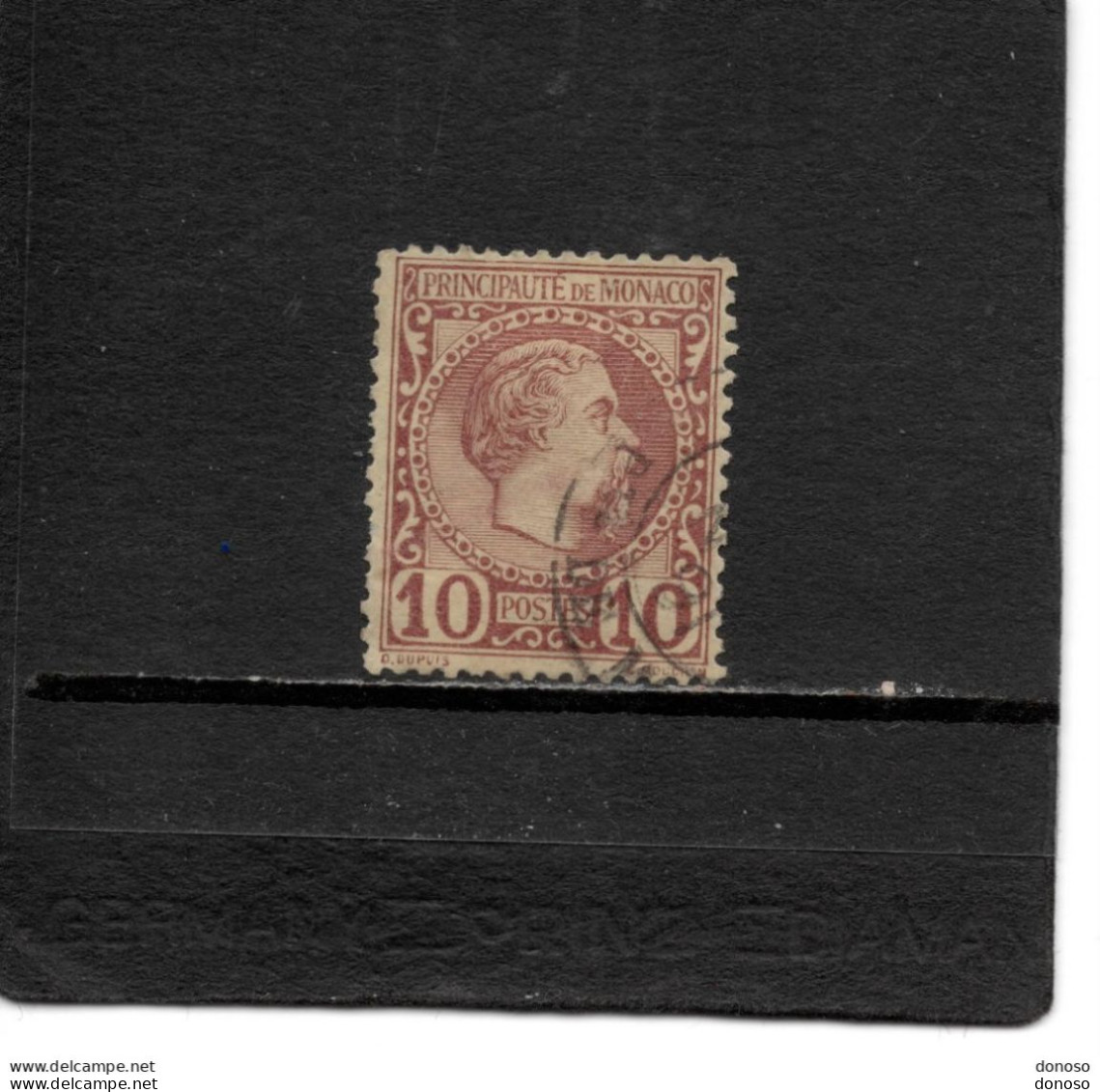 MONACO 1885 CHARLES III Yvert 4 Oblitéré Cote : 50 Euros - Used Stamps