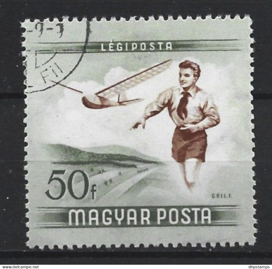 Hungary 1954 Aviation Day Y.T.  A174 (0) - Usati