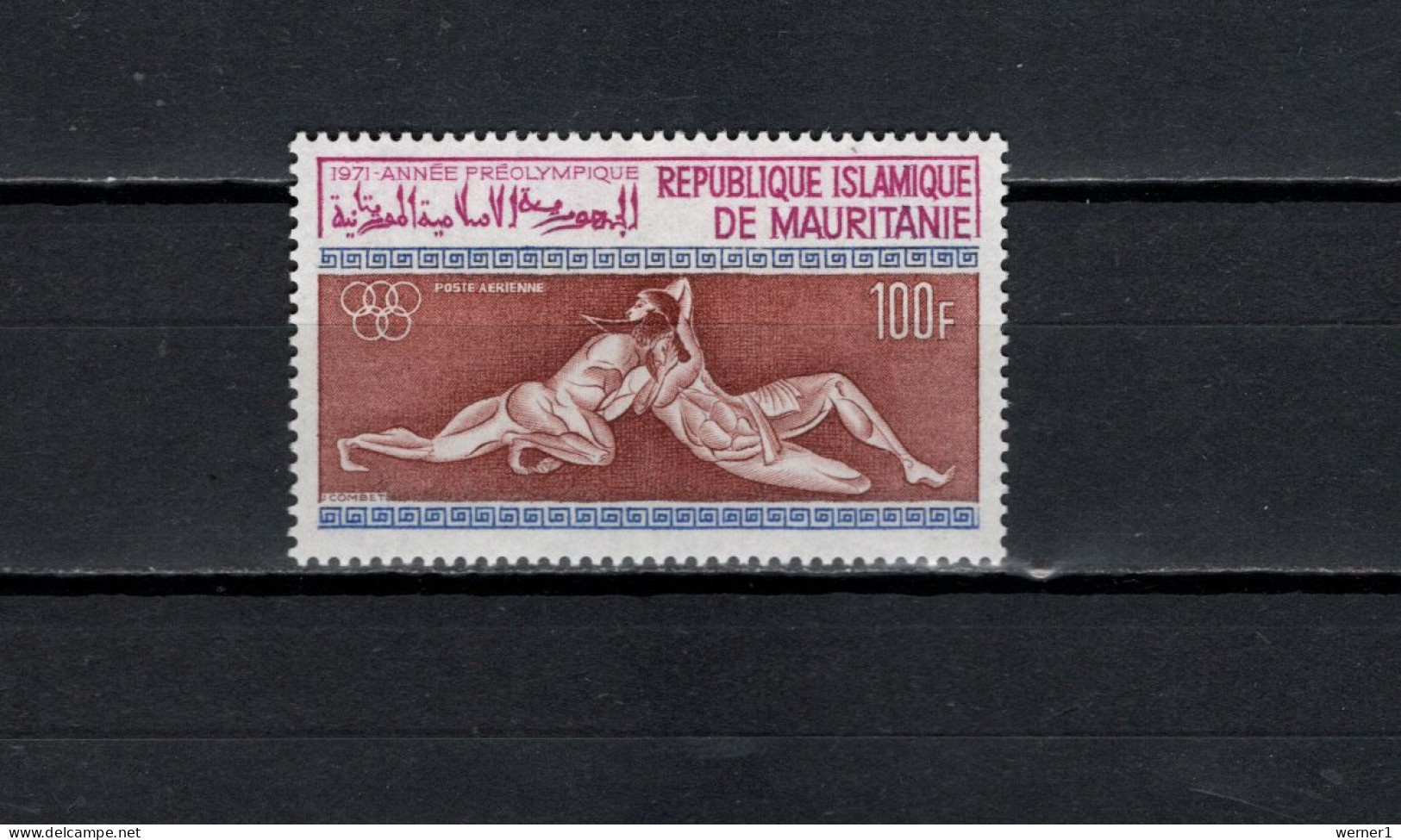 Mauritania 1971 Olympic Games Munich, Preolympic Year, Wrestling Stamp MNH - Summer 1972: Munich