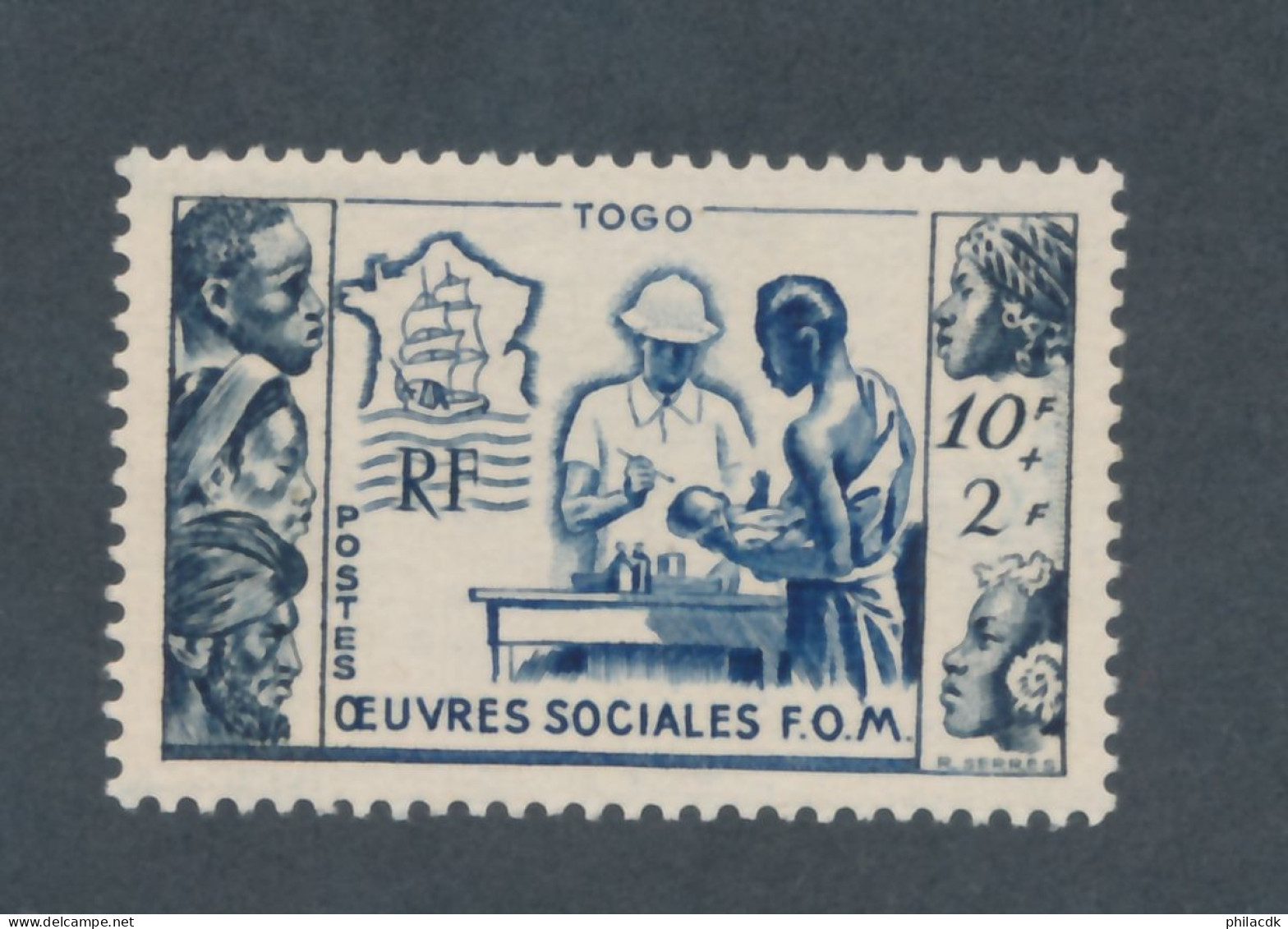 TOGO - N° 254 NEUF* AVEC CHARNIERE - 1950 - COTE : 5€ - Neufs