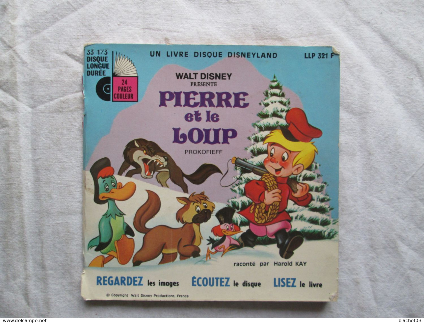 WALT DISNEY - Livre-disque  (pierre Et Le Loup) - Kinderlieder