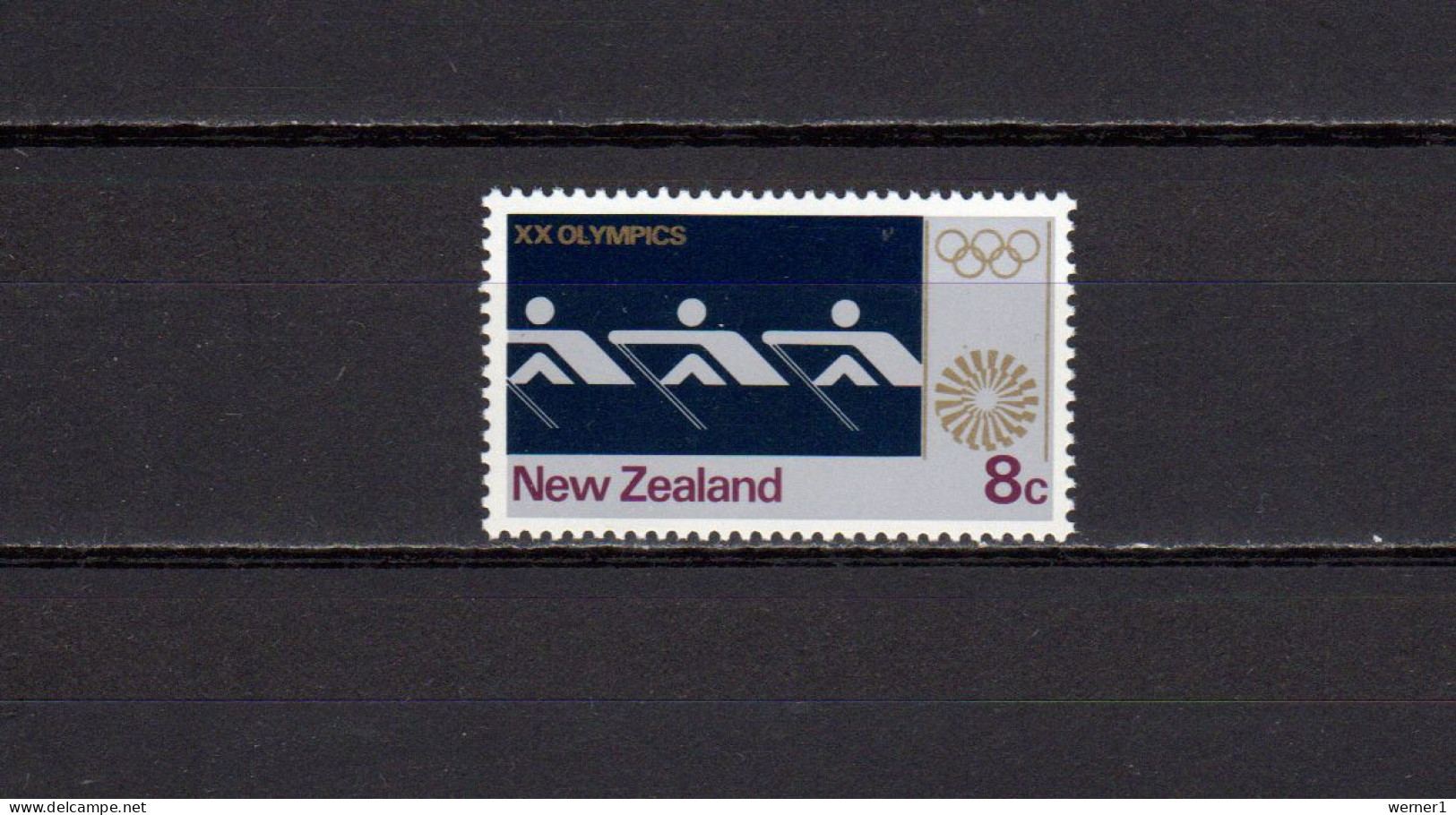 New Zealand 1973 Olympic Games Munich, Rowing Stamp MNH - Sommer 1972: München