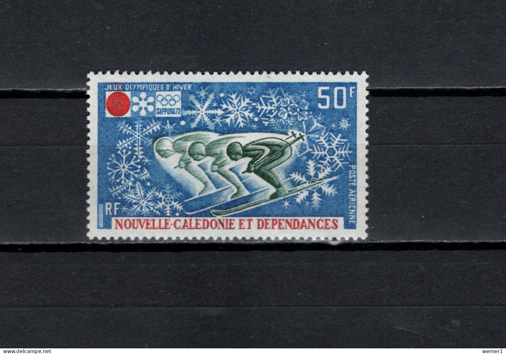 New Caledonia 1972 Olympic Games Sapporo Stamp MNH - Inverno1972: Sapporo