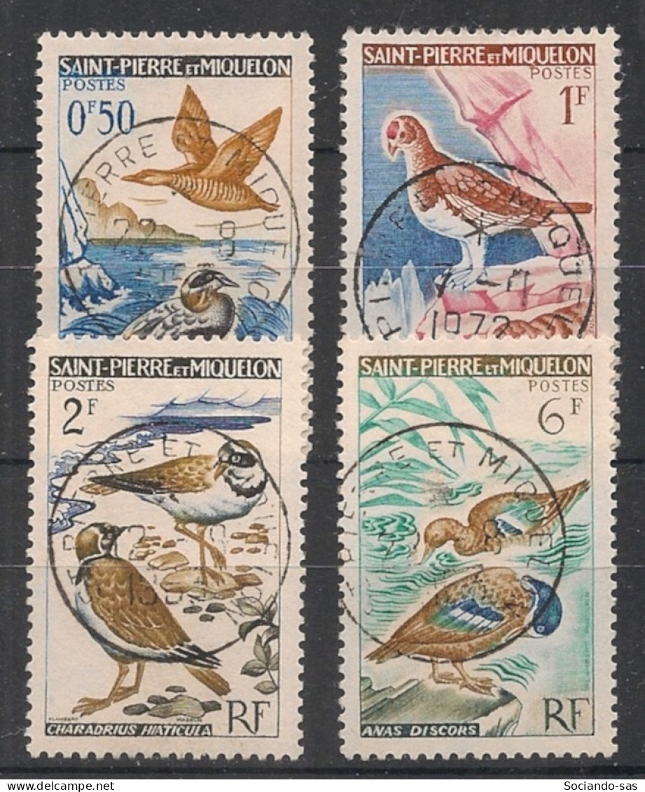 SPM - 1963 - N°YT. 364 à 367 - Série Complète - Oblitéré / Used - Used Stamps