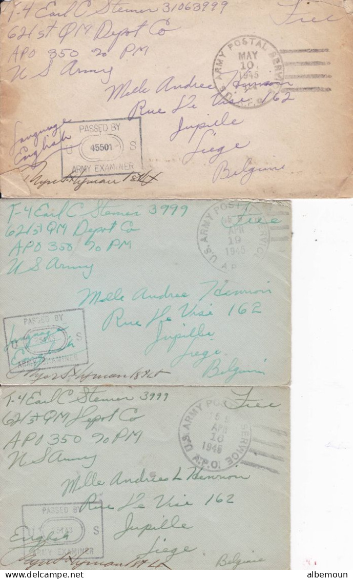 Courrier Soumis à La Censure Militaire - WW II (Covers & Documents)