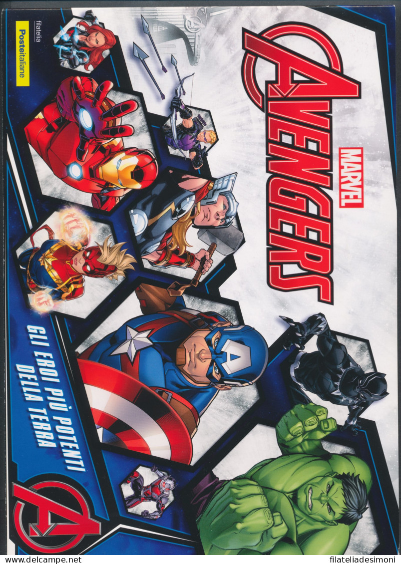 2019 Italia - Repubblica, Folder - Avengers N. 689 - MNH** - Pochettes