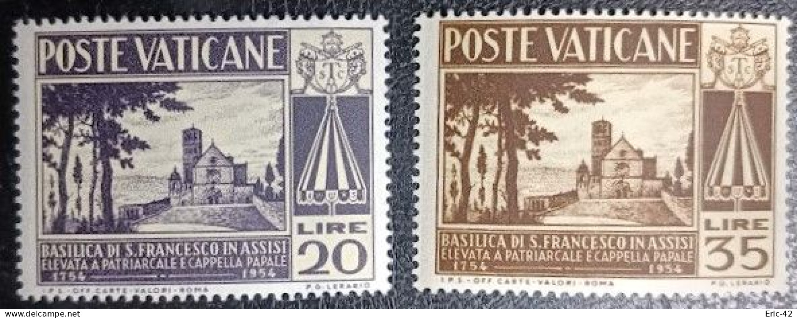 VATICAN. Y&T N°203/204 Neuf* MH... - Unused Stamps