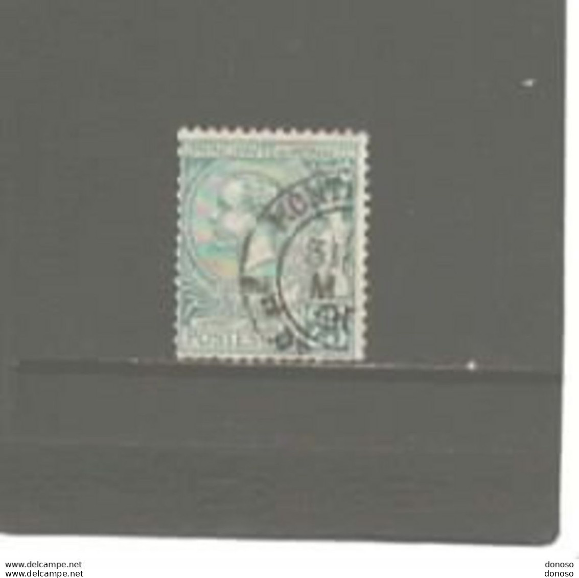 MONACO 1891 ALBERT I Yvert 16 Oblitéré Cote : 40 Euros - Used Stamps