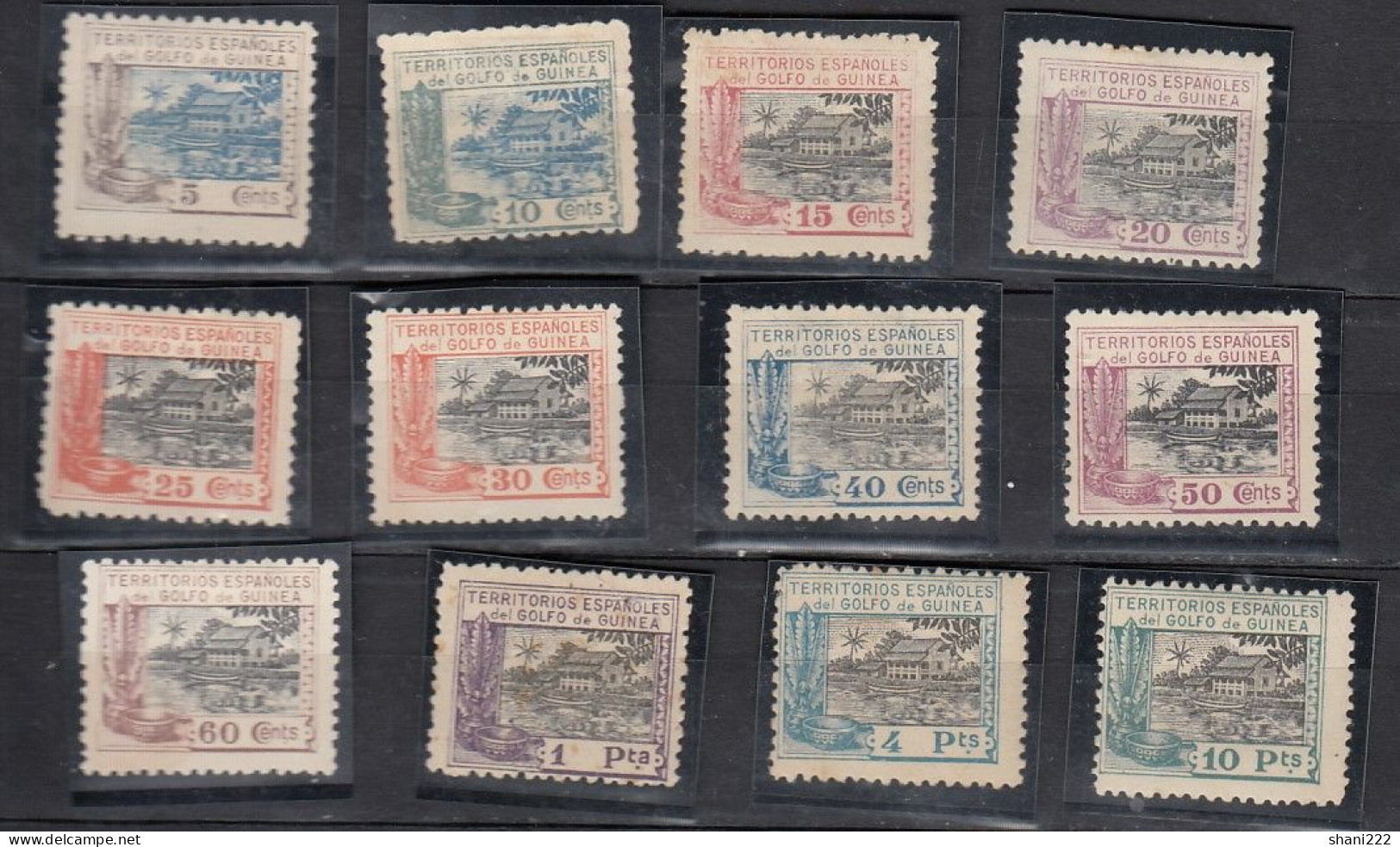 Spanish Guinea 1924 Residencia Del Gubernador - Set (2-167) - Guinée Espagnole