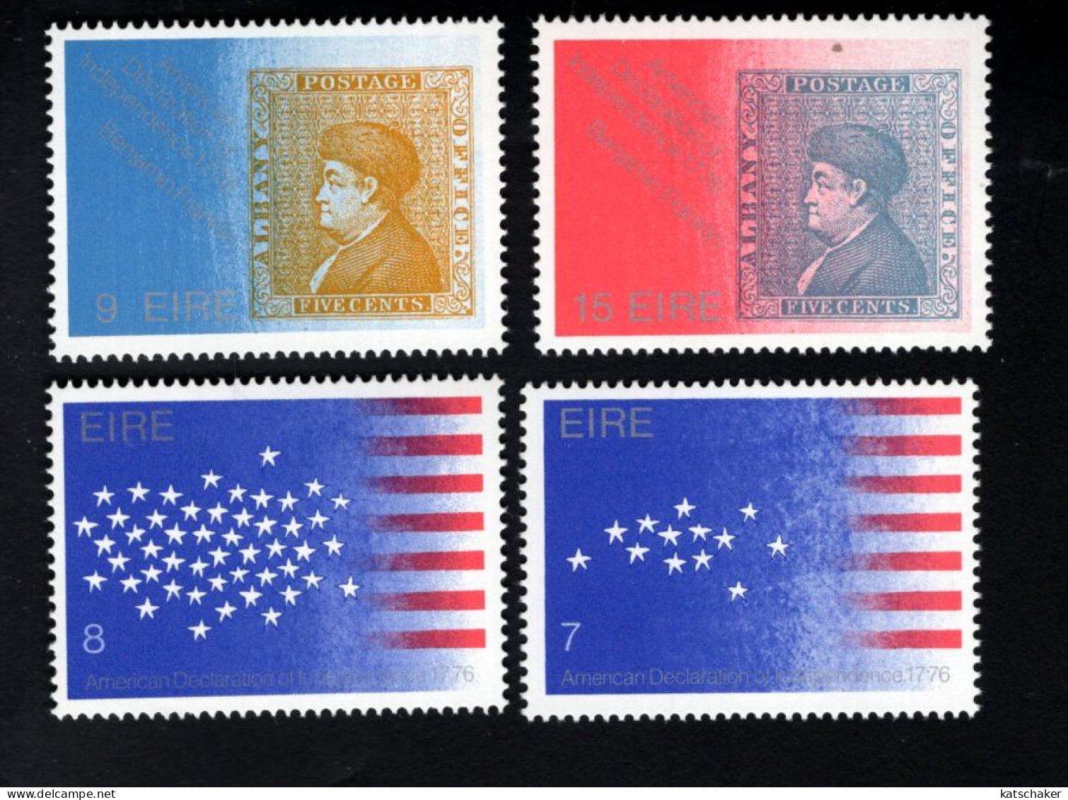 2002455968 1975 SCOTT  389 392  (XX) POSTFRIS  MINT NEVER HINGED - AMERICAN BICENTENNIAL - Ongebruikt