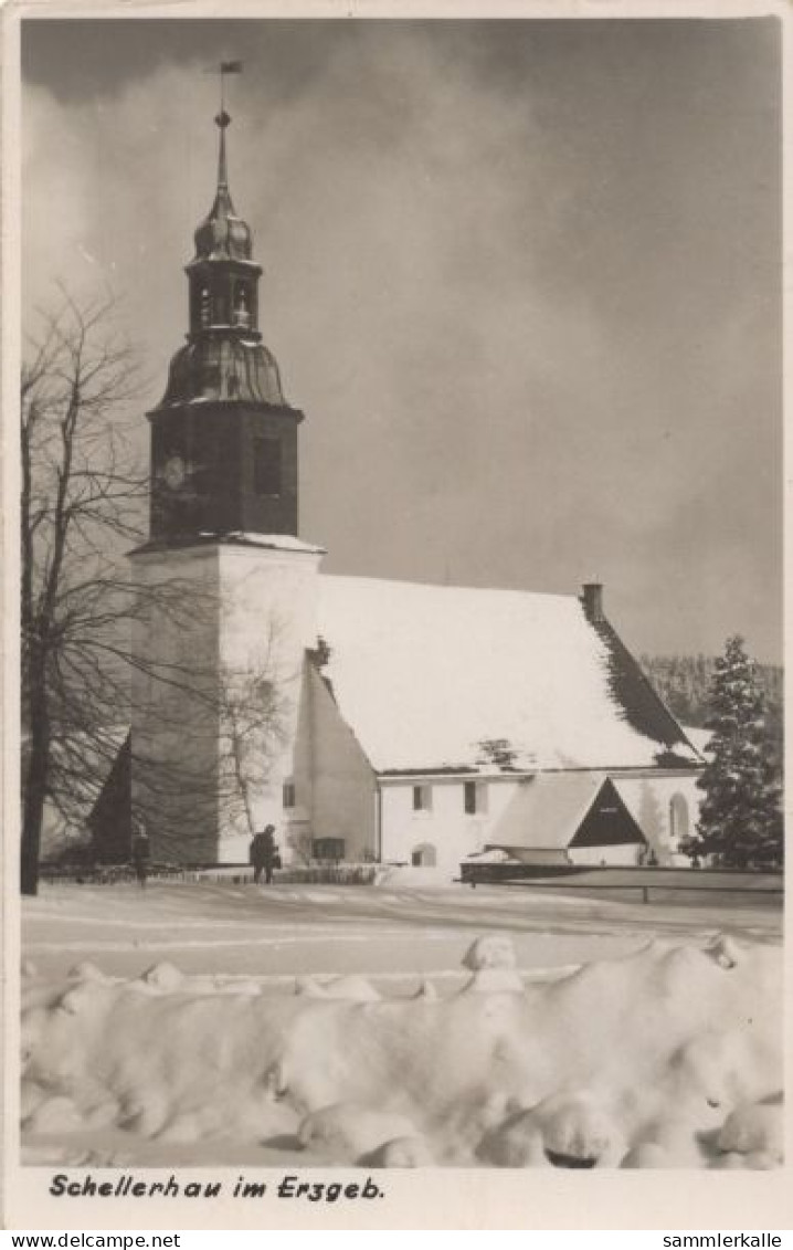 134250 - Altenberg-Schellerhau - Kirche Im Winter - Schellerhau