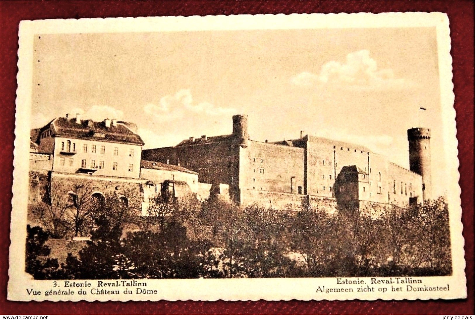 ESTONIE -  ESTONIA  -  Reval -Tallinn - Vue Générale Du Château Du Dôme  - - Estonie