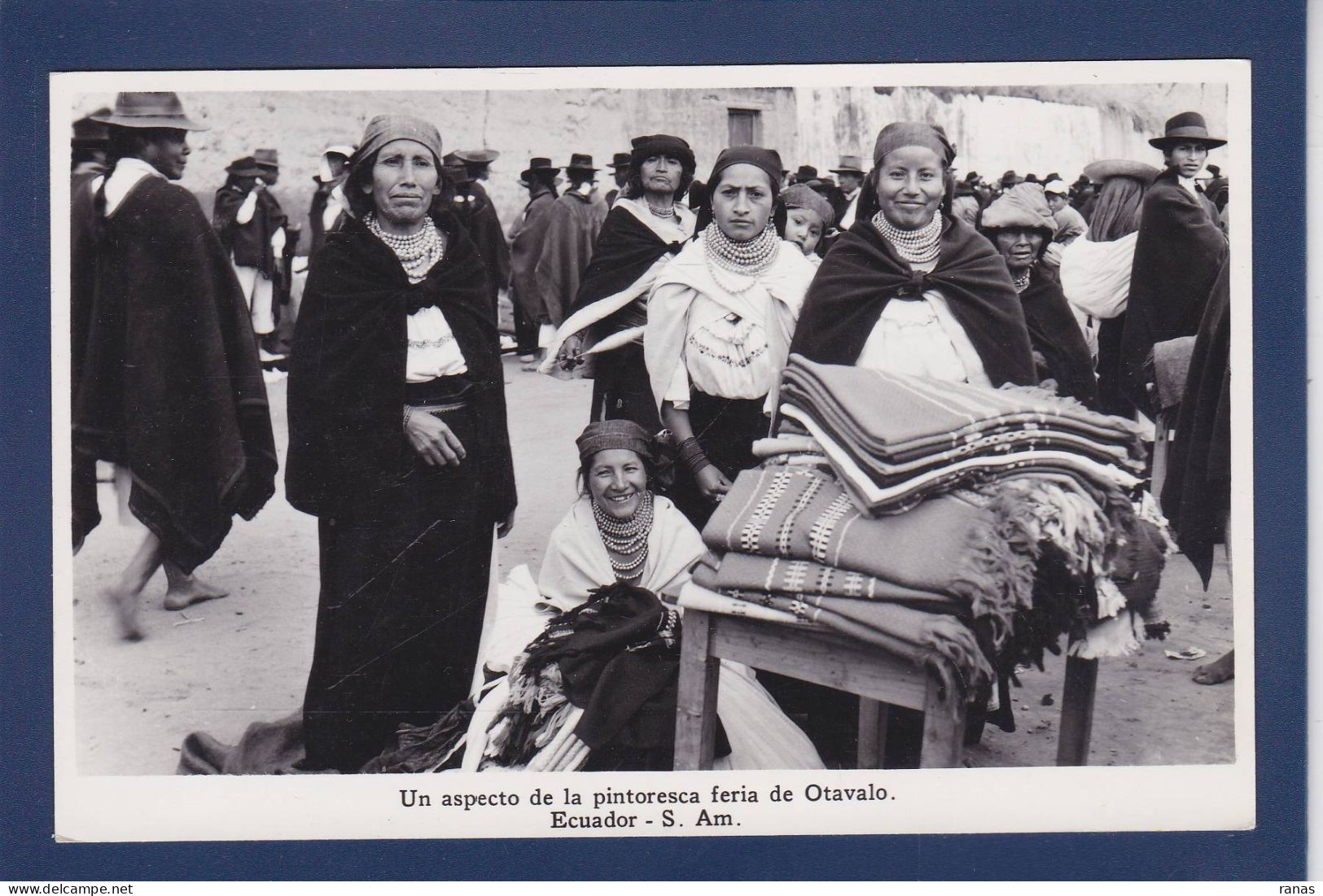 CPA Equateur Ecuador Timbrée Non Circulée Carte Photo Otavalo - Ecuador